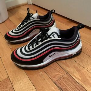 air max 97 ultra 17 black white habanero red